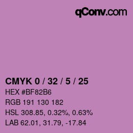 Color code: CMYK 0 / 32 / 5 / 25 | qconv.com