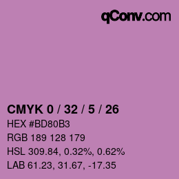 Color code: CMYK 0 / 32 / 5 / 26 | qconv.com