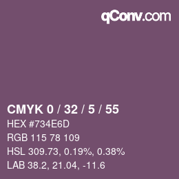 Color code: CMYK 0 / 32 / 5 / 55 | qconv.com