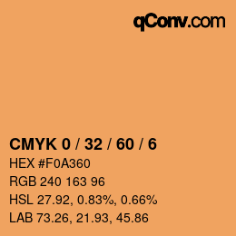 Color code: CMYK 0 / 32 / 60 / 6 | qconv.com