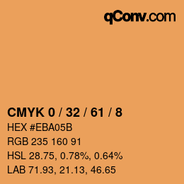 Color code: CMYK 0 / 32 / 61 / 8 | qconv.com