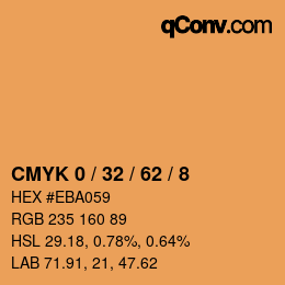カラーコード: CMYK 0 / 32 / 62 / 8 | qconv.com