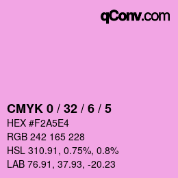 Color code: CMYK 0 / 32 / 6 / 5 | qconv.com