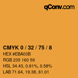 Color code: CMYK 0 / 32 / 75 / 8 | qconv.com