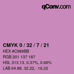 Color code: CMYK 0 / 32 / 7 / 21 | qconv.com