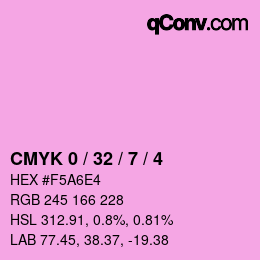 Color code: CMYK 0 / 32 / 7 / 4 | qconv.com