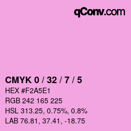 Color code: CMYK 0 / 32 / 7 / 5 | qconv.com