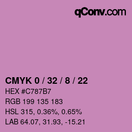 Color code: CMYK 0 / 32 / 8 / 22 | qconv.com