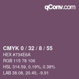 Color code: CMYK 0 / 32 / 8 / 55 | qconv.com