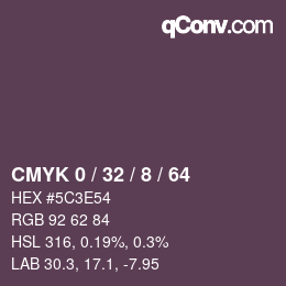 Color code: CMYK 0 / 32 / 8 / 64 | qconv.com