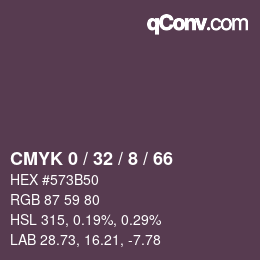 Color code: CMYK 0 / 32 / 8 / 66 | qconv.com