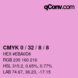Código de color: CMYK 0 / 32 / 8 / 8 | qconv.com