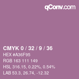 Color code: CMYK 0 / 32 / 9 / 36 | qconv.com