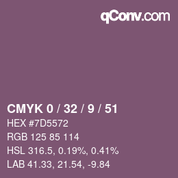 Color code: CMYK 0 / 32 / 9 / 51 | qconv.com