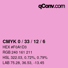 Color code: CMYK 0 / 33 / 12 / 6 | qconv.com