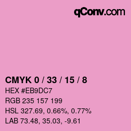 Color code: CMYK 0 / 33 / 15 / 8 | qconv.com