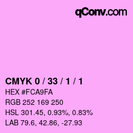 Color code: CMYK 0 / 33 / 1 / 1 | qconv.com