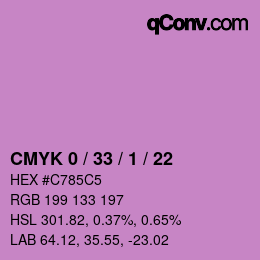 Color code: CMYK 0 / 33 / 1 / 22 | qconv.com