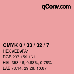 Color code: CMYK 0 / 33 / 32 / 7 | qconv.com
