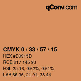 Color code: CMYK 0 / 33 / 57 / 15 | qconv.com