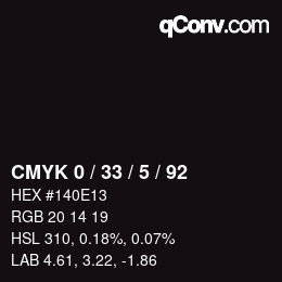 Color code: CMYK 0 / 33 / 5 / 92 | qconv.com