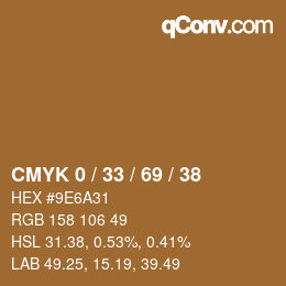Color code: CMYK 0 / 33 / 69 / 38 | qconv.com