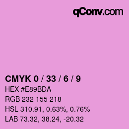 Color code: CMYK 0 / 33 / 6 / 9 | qconv.com