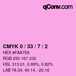 Color code: CMYK 0 / 33 / 7 / 2 | qconv.com