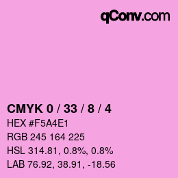 Color code: CMYK 0 / 33 / 8 / 4 | qconv.com