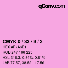 Color code: CMYK 0 / 33 / 9 / 3 | qconv.com