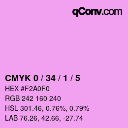 Color code: CMYK 0 / 34 / 1 / 5 | qconv.com