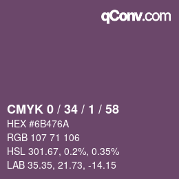 颜色代码: CMYK 0 / 34 / 1 / 58 | qconv.com