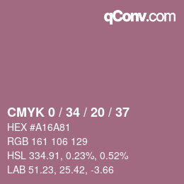 Color code: CMYK 0 / 34 / 20 / 37 | qconv.com