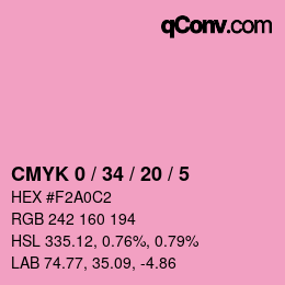 Color code: CMYK 0 / 34 / 20 / 5 | qconv.com