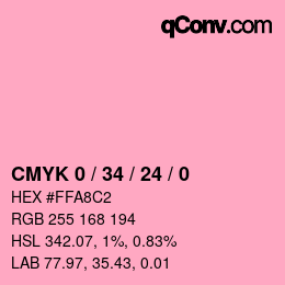 Color code: CMYK 0 / 34 / 24 / 0 | qconv.com