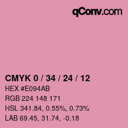 Color code: CMYK 0 / 34 / 24 / 12 | qconv.com