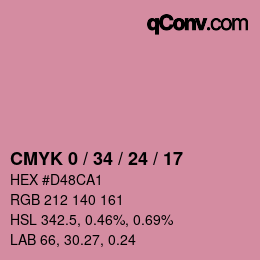 Color code: CMYK 0 / 34 / 24 / 17 | qconv.com