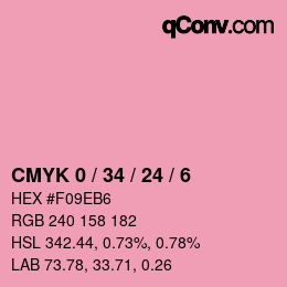 Color code: CMYK 0 / 34 / 24 / 6 | qconv.com