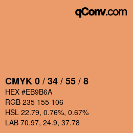 Color code: CMYK 0 / 34 / 55 / 8 | qconv.com