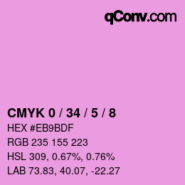Color code: CMYK 0 / 34 / 5 / 8 | qconv.com