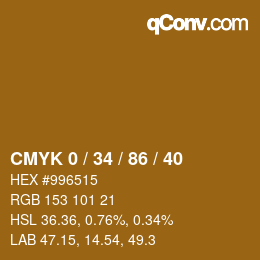 Color code: CMYK 0 / 34 / 86 / 40 | qconv.com