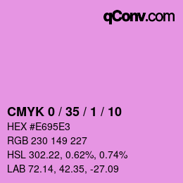 Color code: CMYK 0 / 35 / 1 / 10 | qconv.com