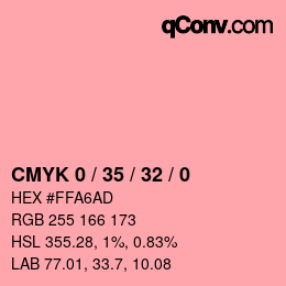 Color code: CMYK 0 / 35 / 32 / 0 | qconv.com