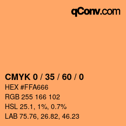 Color code: CMYK 0 / 35 / 60 / 0 | qconv.com