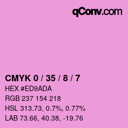 Color code: CMYK 0 / 35 / 8 / 7 | qconv.com