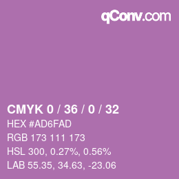 Color code: CMYK 0 / 36 / 0 / 32 | qconv.com