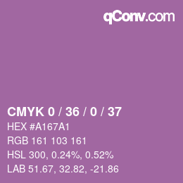 カラーコード: CMYK 0 / 36 / 0 / 37 | qconv.com