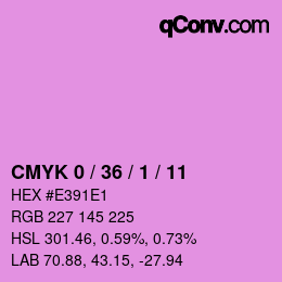 カラーコード: CMYK 0 / 36 / 1 / 11 | qconv.com