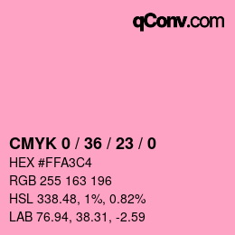 Color code: CMYK 0 / 36 / 23 / 0 | qconv.com