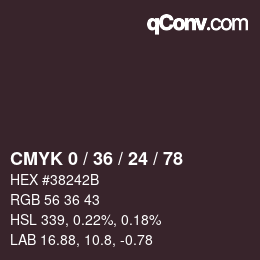 Color code: CMYK 0 / 36 / 24 / 78 | qconv.com